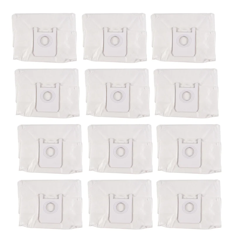 AB47-12 Pcs Roidmi EVE Plus 로봇 진공 청소기 부품 먼지 봉투 쓰레기 보관 가방 교체 액세서리