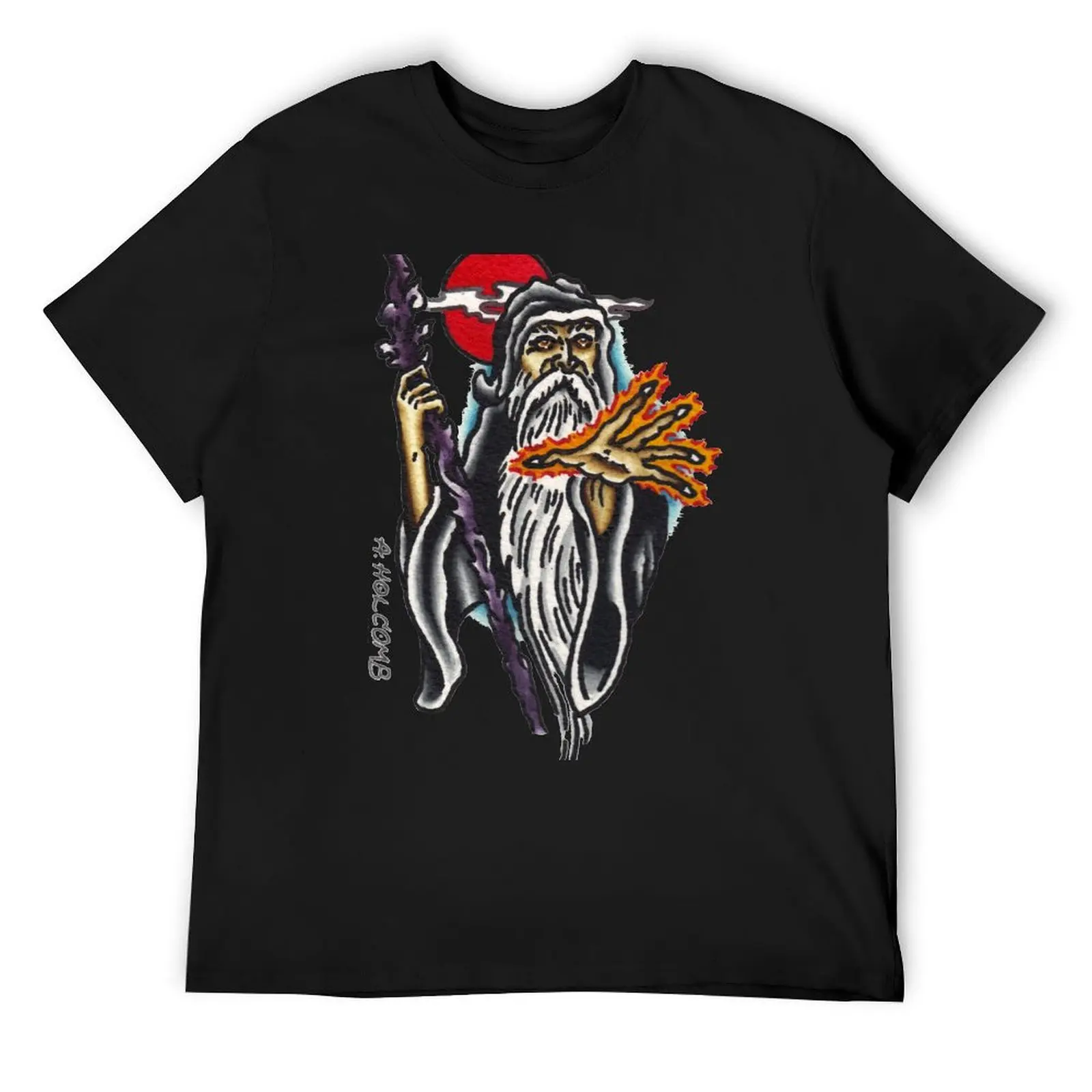 

Wizard T-Shirt basketball graphic tees plain baggy shirts plus sizes mens graphic t-shirts anime