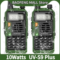 1/2PCS BaoFeng UV-S9 PLUS Waterproof Walkie Talkie 10W Powerful CB Radio Long Range Portable Two Way Radio for hunting travel