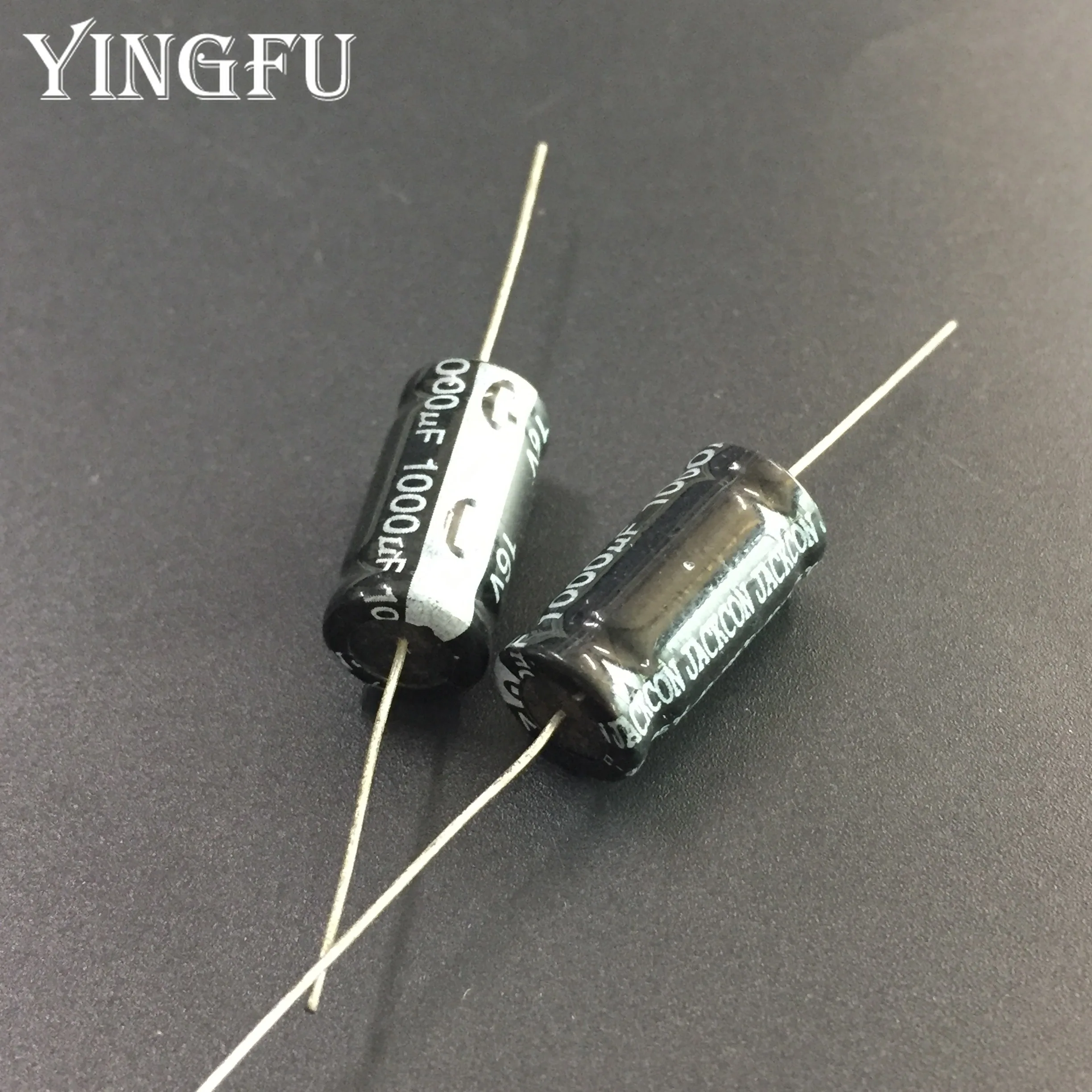 10pcs 1000uF 16V JACKCON 10x20mm 16V1000uF Axial Aluminum Electrolytic Capacitor