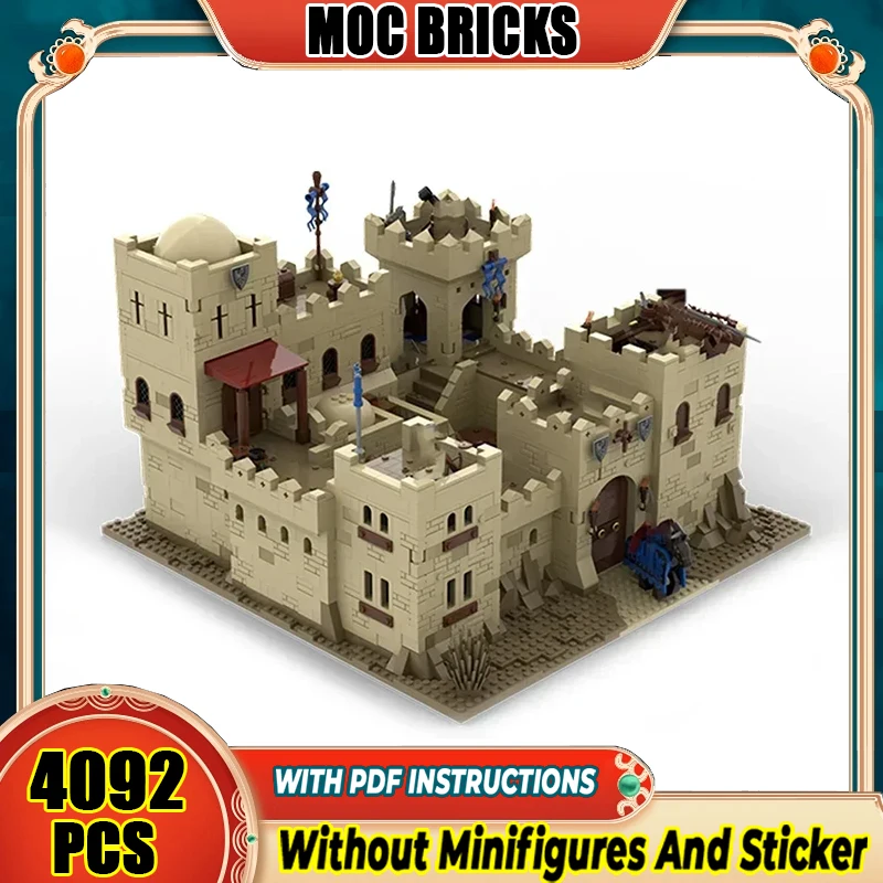 Moc Building Bricks Black Falconer Desert Castle Blocks Toys