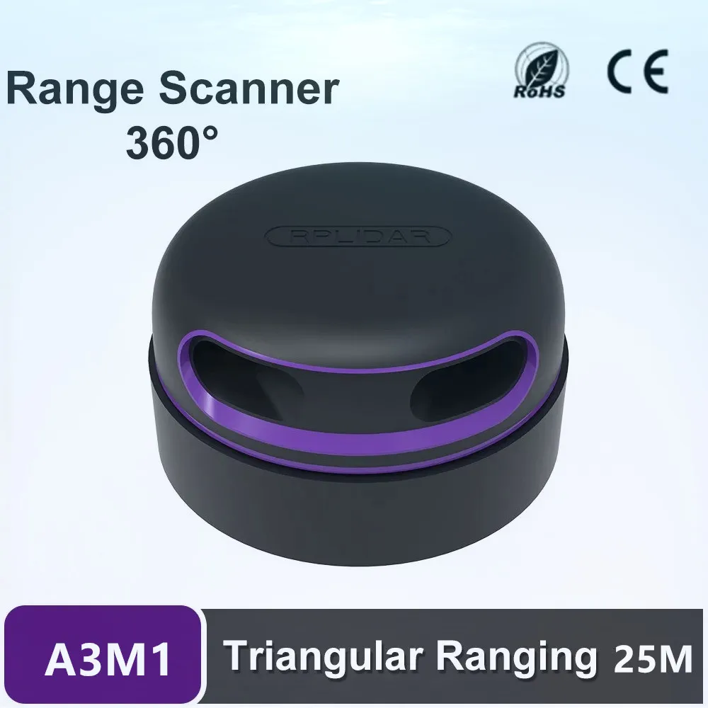 Slamtec RPLIDAR A3 2D Laser Range Sensor Kit,25meters Scanning Radius Lidar Module for Robot/Navigation AGV/UAV/Maker Education