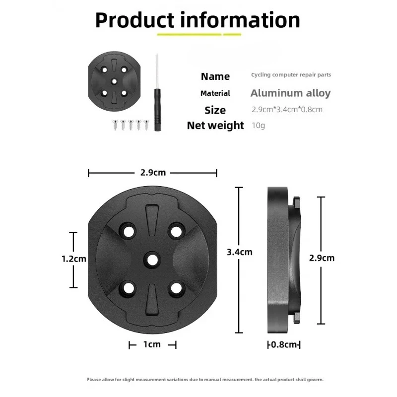 Aluminum Alloy Watch Back Cover for Garmin Battery Replacement Repair Part