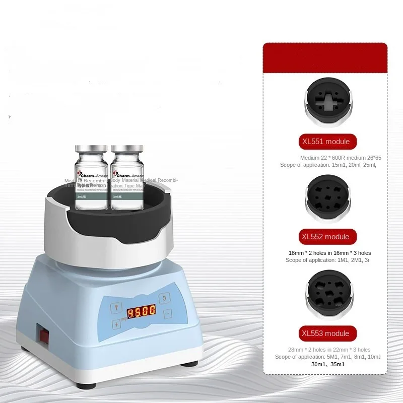 220V/50HZ 3500rpm Penicillin Bottle Mixer Vortex Oscillator Laboratory Multifunctional Multi Tube Vortex Mixer