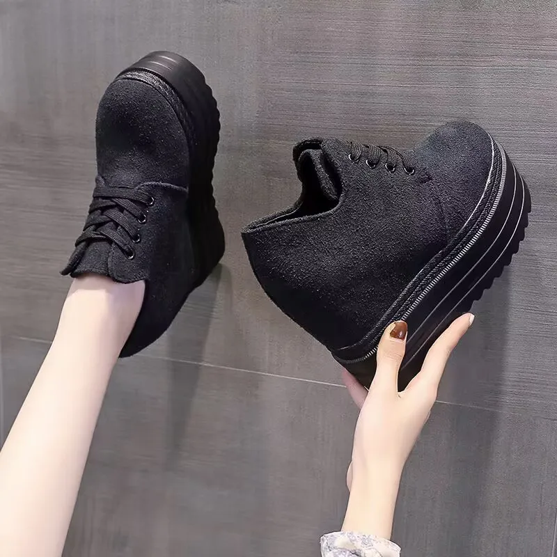 Sneakers Women Sports Shoes Platform Mesh Breathable Vulcanized Shoe Wedge Casual Comfort Woman Zapatos Mujer Zapatillas Mujer