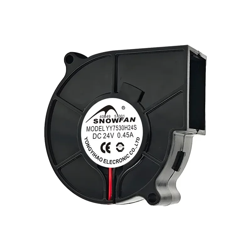 for SNOWFAN YY7530H24S 7530 24V 0.45A Turbo Cooling Fan Blower