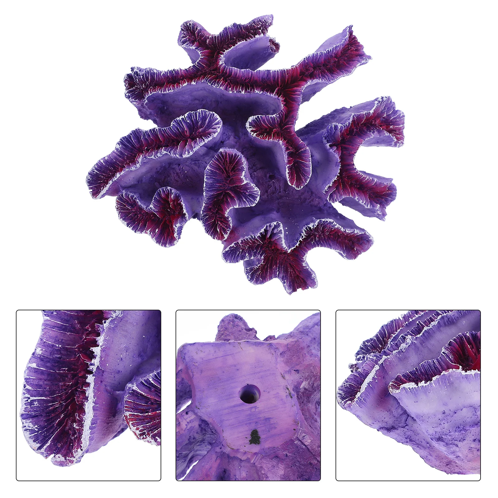 

Faux Coral Fish Tank Decoration Resin Material Realistic Beautiful Stable Salt Water Environment Faux Coral