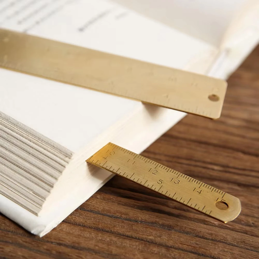 Thick Dual-Scale English &Metric with Engraved Markings, Handle & Hole for Hanging