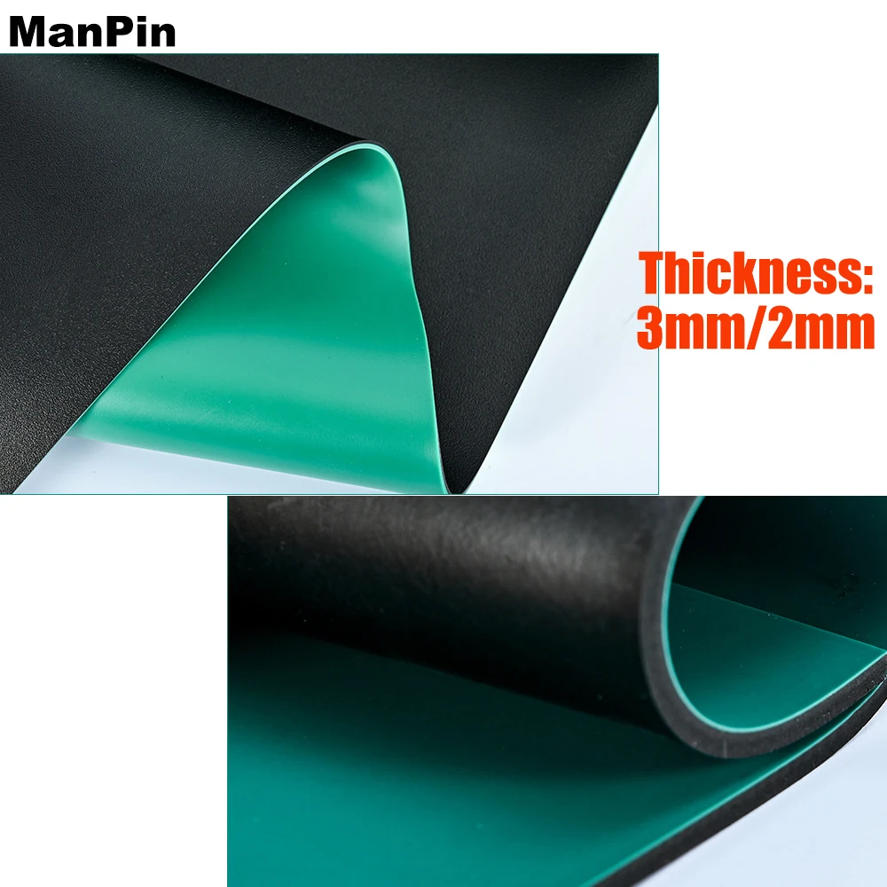 Anti Static ESD PVC Work Mat Workbench Rubber Pad Workshop Desktop Tablet Mat Electronics Repair No Odor High Quality 2mm 3mm