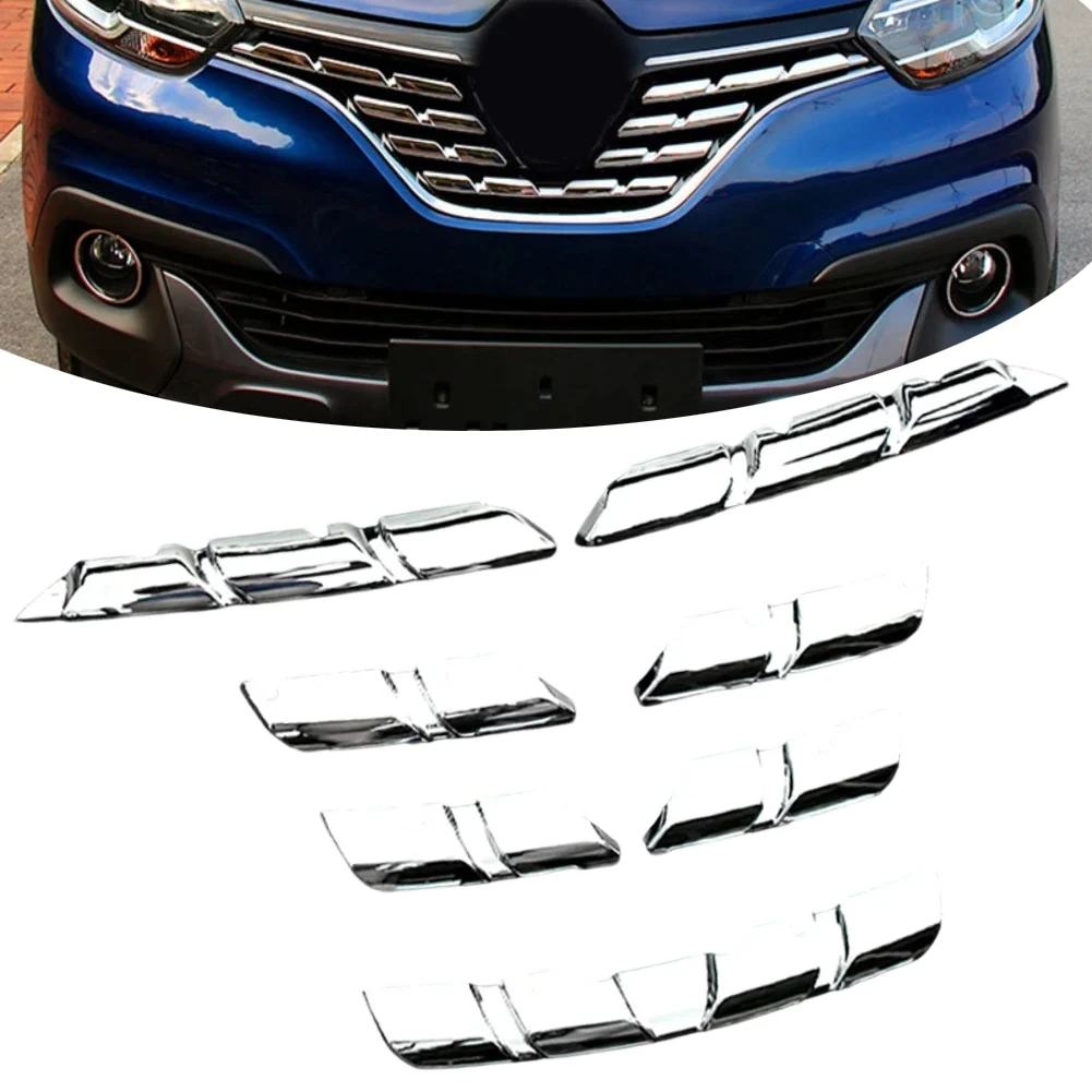 ABS Intake Grille Protection Cover Trim for Renault For Kadjar 2016-2018 Reliable Fit and Weather Resistant Material