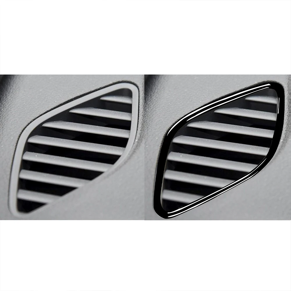 For Audi A3 S3 RS3 8V 2013-2019 Piano Black Instrument Defogging Air Outlet Panel Cover Car inside Trim Accessories Sticker