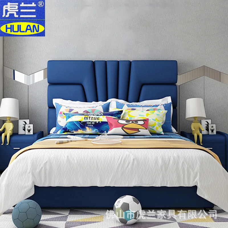 Children's furniture boy girl boy boy American light luxury bed villa large flat floor children's furniture crib