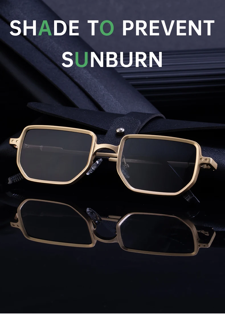 Kleine Rechteckige Steampunk-Sonnenbrille für Herren 2026 Luxusmarke Klassische Quadratische Punk-Sonnenbrille für Männer Vintage-Brillen UV400 – Detail 6