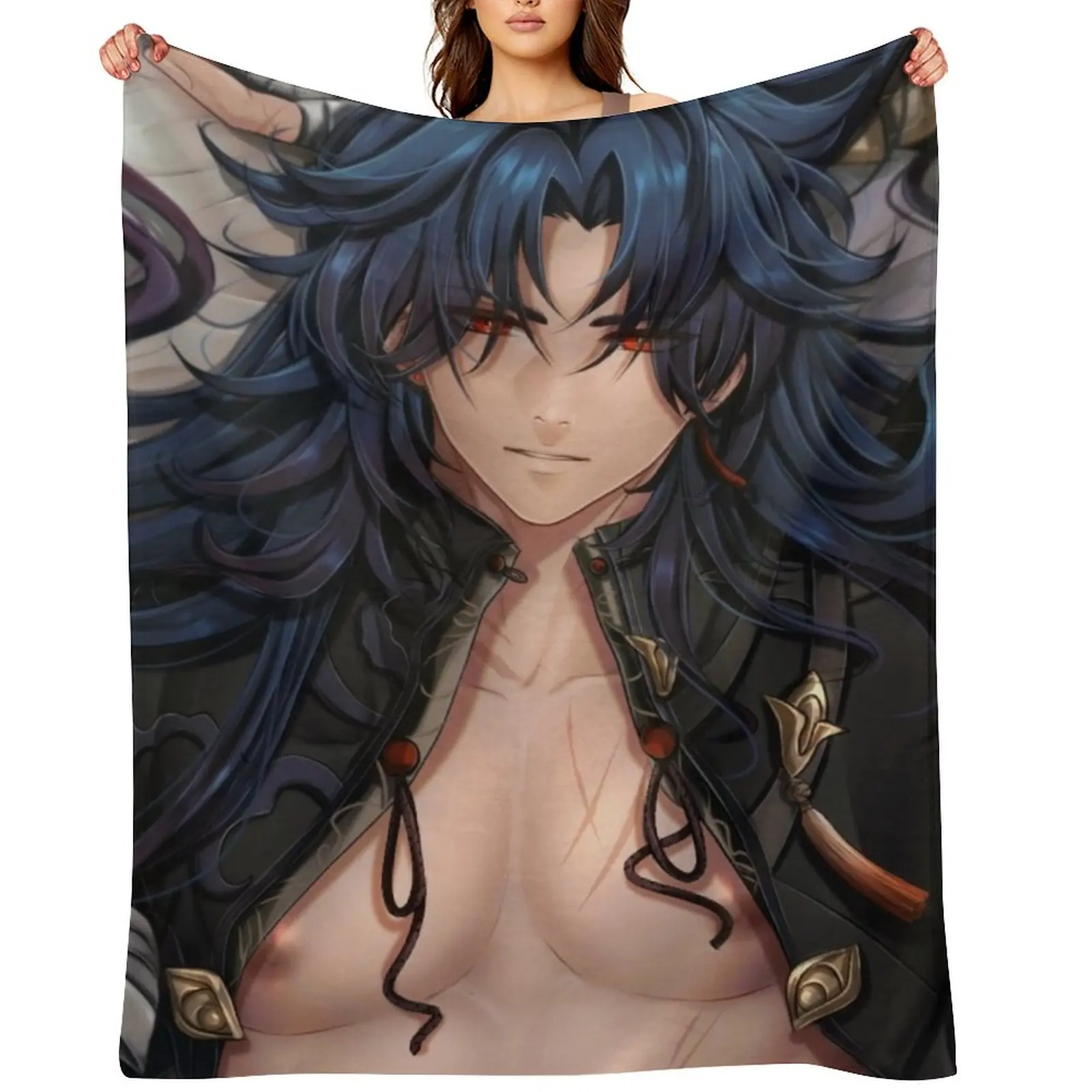 

Blade (honkai star rail) Throw Blanket Soft Plush For Baby halloween Blankets