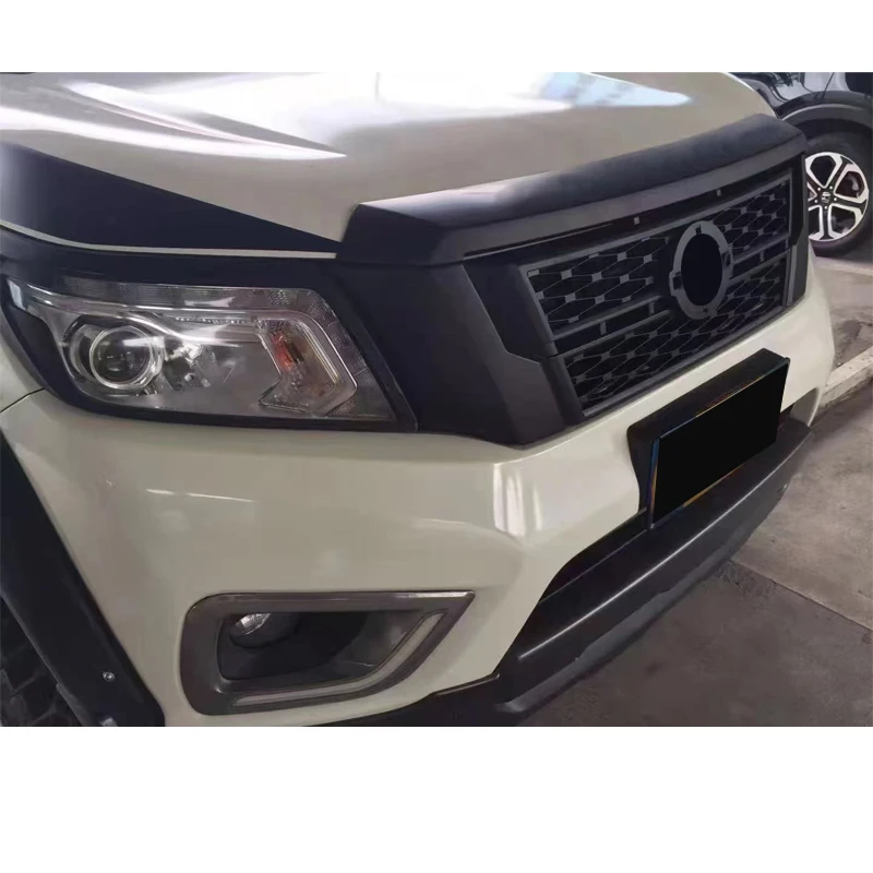 

Для Nissan Navara Np300 D23 2015-2020 передние решетки гоночная решетка радиатора основная маска бампера с накладками на капот