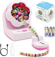 Electric Automatic Bead Machine For Jewelry Making Bead Spinner Kit with 3 Pins DIY Necklaces Bracelets Manual Bead Tool