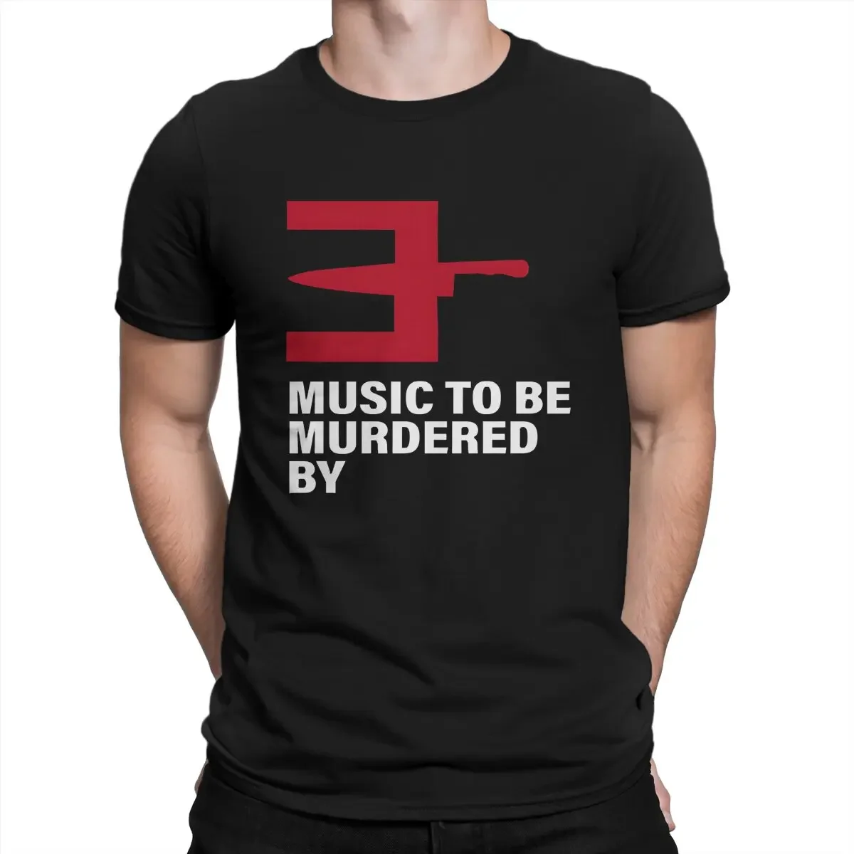 Eminem Men's TShirt Merch Mtbmb Knife Individuality T Shirt Graphic Sweatshirts Hipster