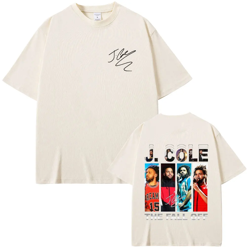 

Rapper J Cole The Fall Off Graphic Print T Shirt Men Women Hip Hop Fashion Crewneck T-shirts Men's Casual Oversized Short Sleeve