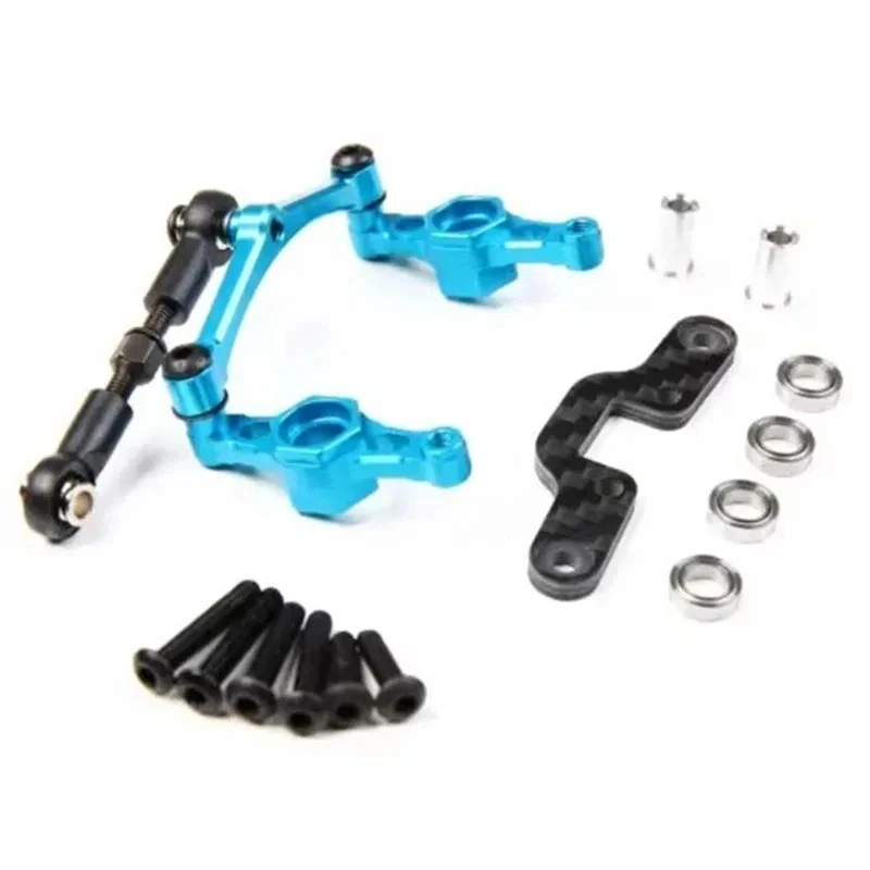 Tamiya TT02 grupo de dirección de fibra de carbono reforzado para Tamiya TT02 1/10 RC accesorios de piezas de actualización de coche