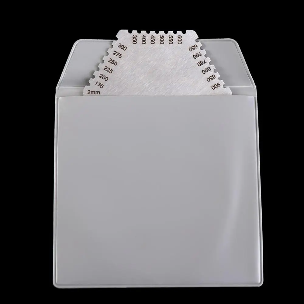 Paint Coating Hexagon Wet Film Comb Hexagonal High Precision Wet Diaphragm Thickness Gauge Stainless Steel 25-3000um