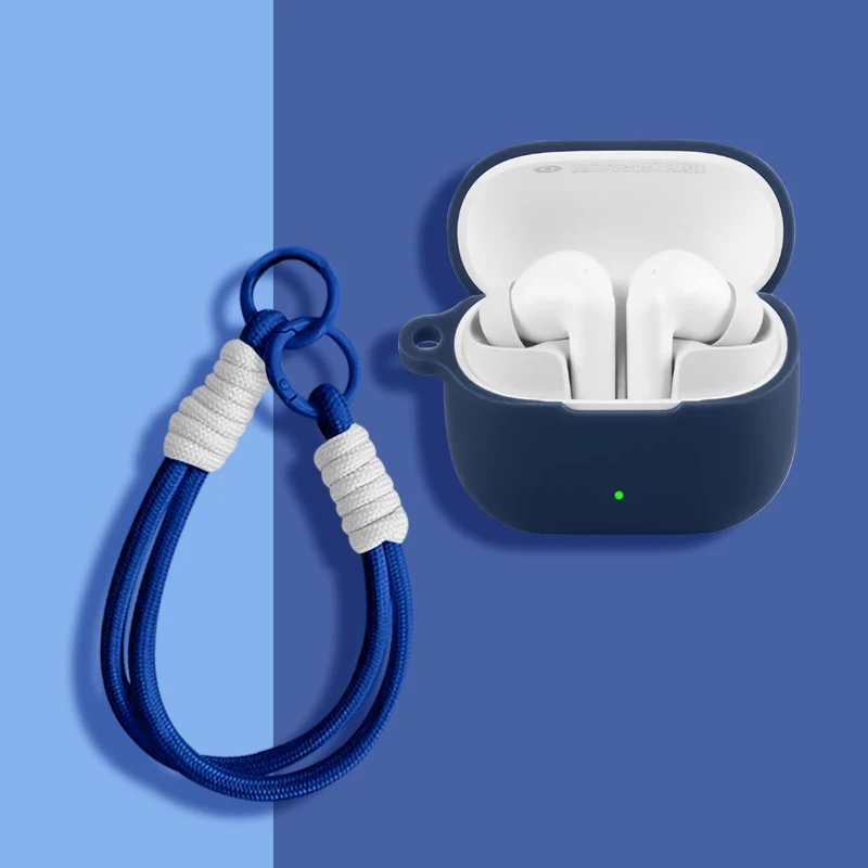 

For Baseus Bass BS1 NC Silicone Earphone Cover Bluetooth Earbuds Protective For Baseus Bass BS1 NC Shell Anti Drop Box Sleeve