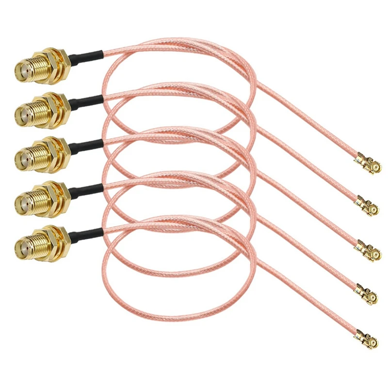 5 Pcs FL SMA Coax Cable SMA Female To U.FL IPX IPEX RF Coaxial RG178 Pigtail Jumper Cable For Wifi Router Antenna