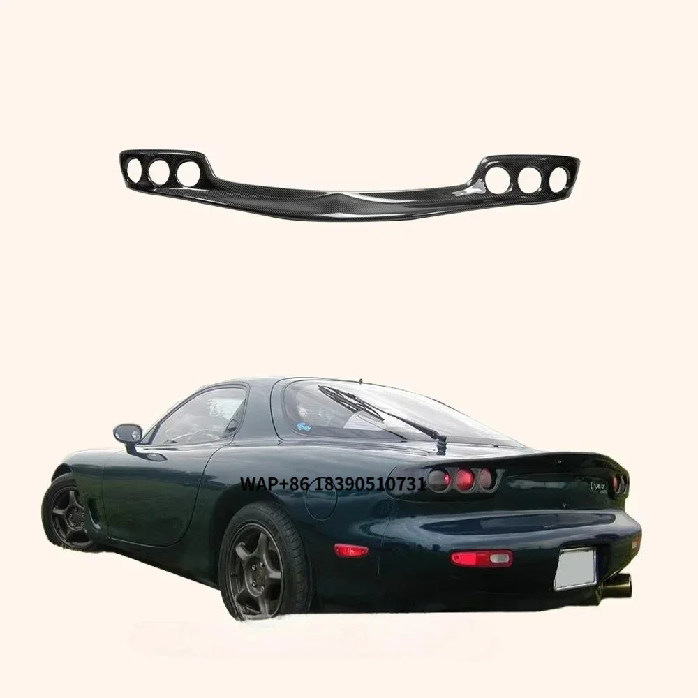 

New Carbon Fiber Rear Bumper Brake Light Cover Garnish for RX7 FD3S RE Style
