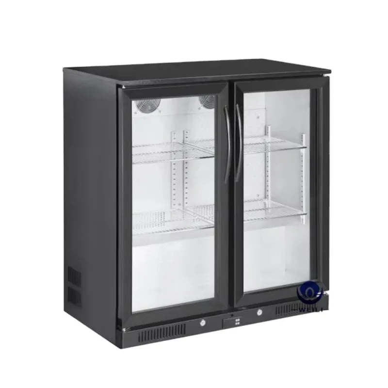 

Commercial Counter Under Double Door Back Door Refrigerator Display Beer Refrigerator Chest Chiller Beverage Cooler