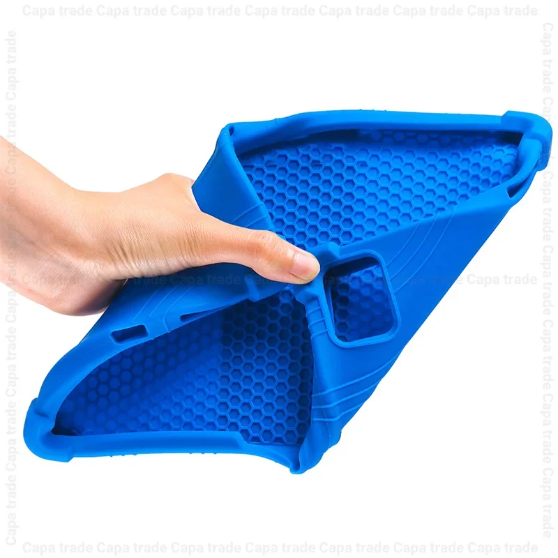 Funda de silicona gruesa con soporte para tableta, Protector a prueba de golpes para t-mobile Revvl Tab 5G 2023, 10,36 pulgadas, 4 Uds.