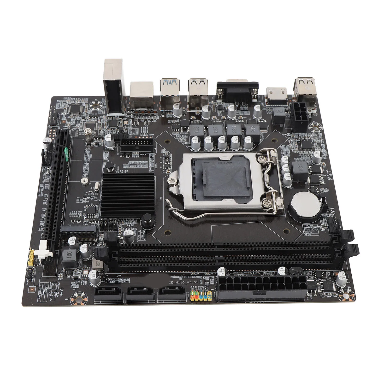 لوحة أم للكمبيوتر ITX H110 لوحة أم للكمبيوتر DDR4 USB3.0 M.2 Nvme لوحة رئيسية للألعاب للوحة أم للكمبيوتر LGA 1151