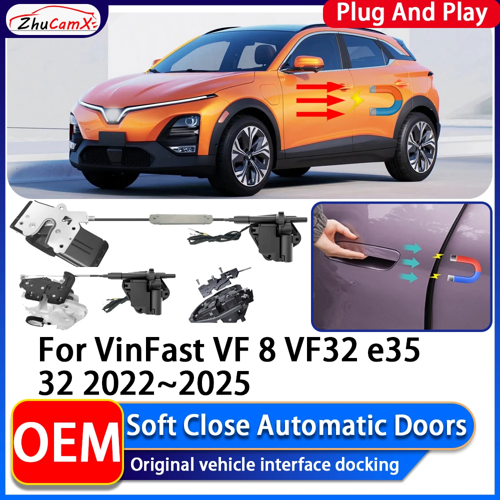 

ZhuCamX OEM Electric Suction Power Soft Close Car Door Automatic Door Closing System For VinFast VF 8 VF32 e35 32 2022~2025