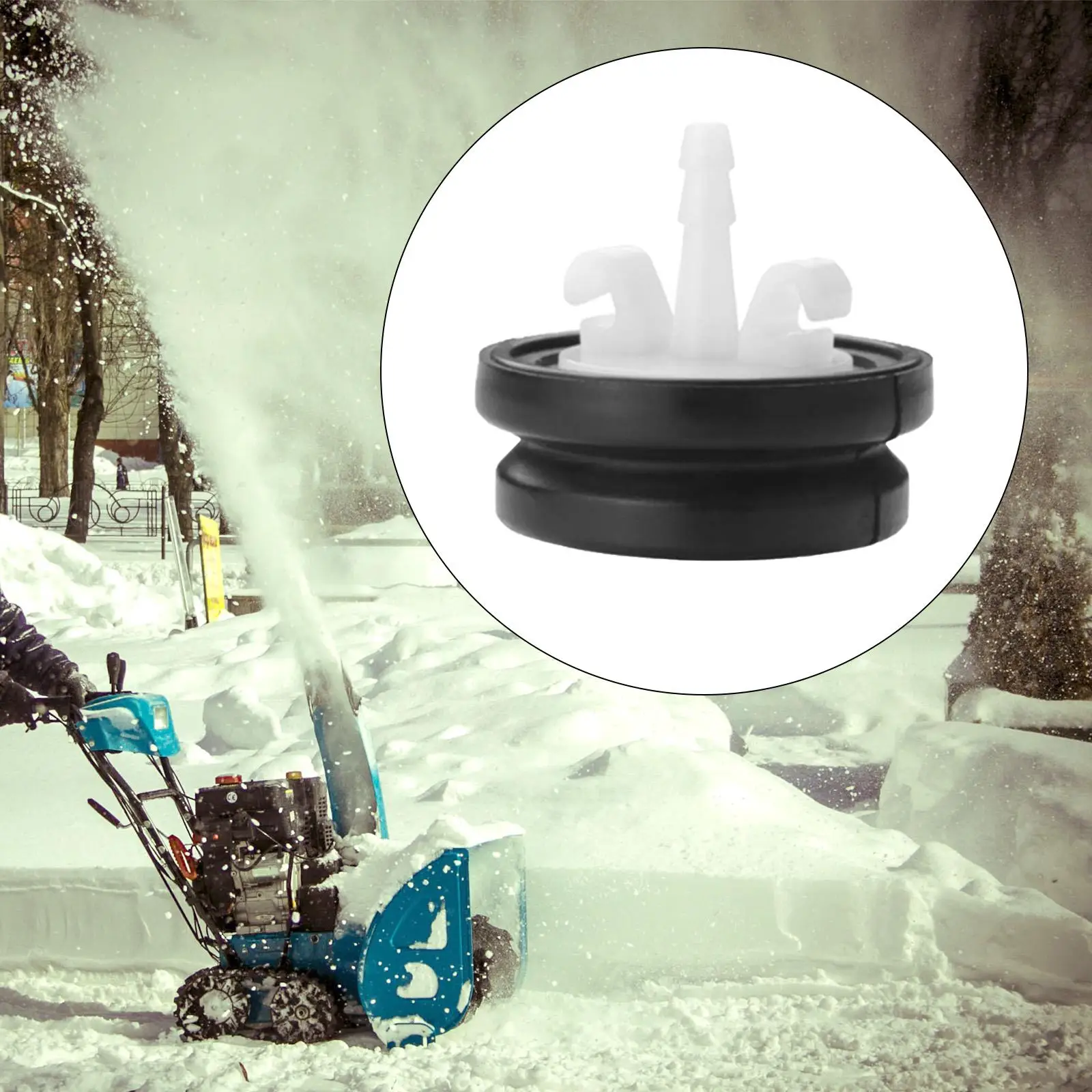 

Snowblower Blower Bulb Rubber Spare Part Easy Installation Snow Machine Component for Compatible CCR-1000 CCR-2000