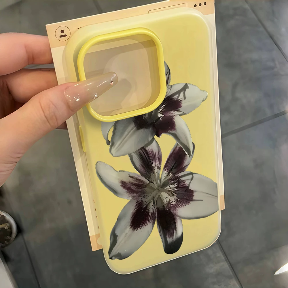 Für Xiaomi Redmi 17 Pro Max Hüllen Für Redmi Mi 11 Lite 5G Ink Lily Flowers Handyhülle 14T Pro 15T Pro 17 Pro Bonbonfarben Funda – Detail 8