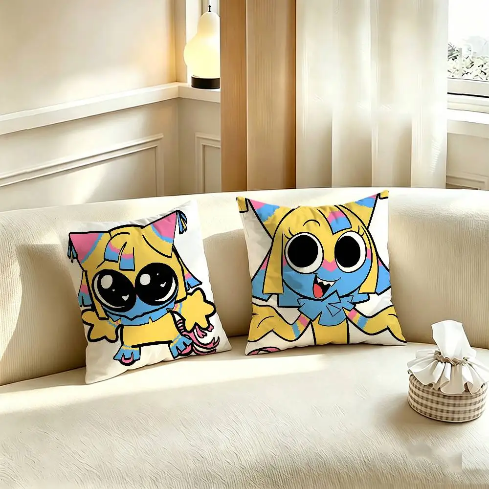 D-Dandys Y-Yatta-es World Printed Pillow Cover Cushion Case Simple Sofa Pillow Case No Pillow Core