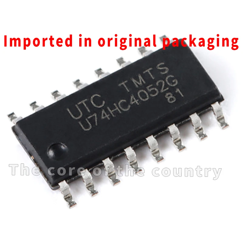 

100 Original Imported U74Hc4052G-S16-R Sop-16 Dual-Channel 4-Channel Analog Multi-Channel Duplicator/Solving Duplicator Silk Screen U74Hc4052G