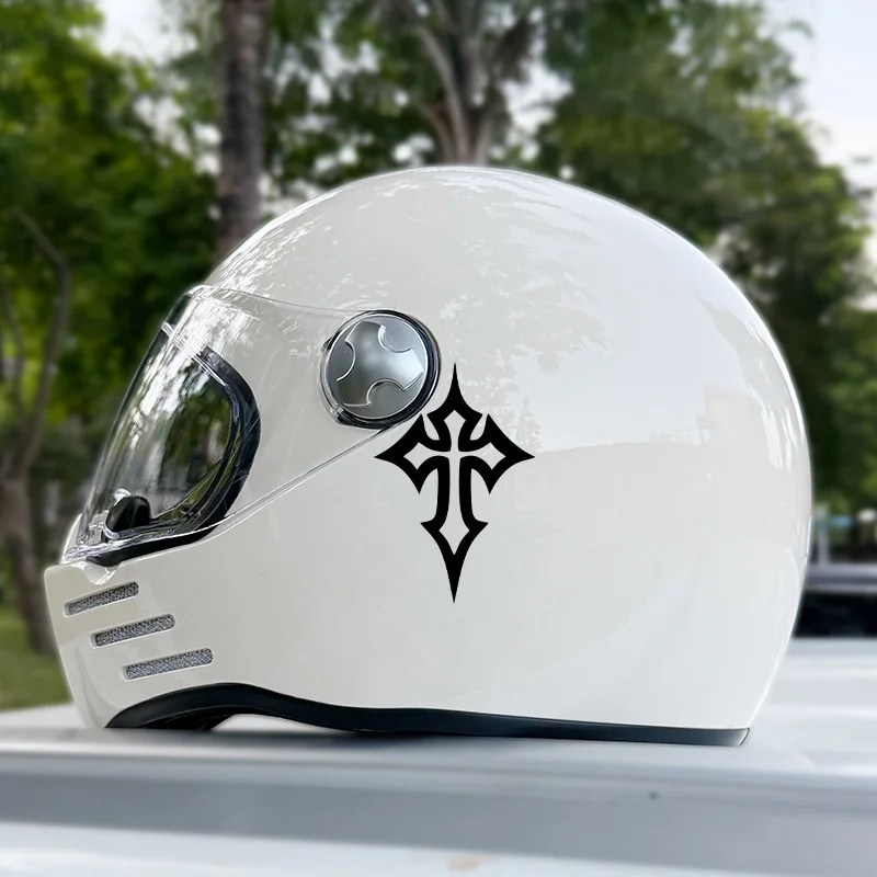 

Helmet Window Laptop Cross Design Sticker Waterproof Sunproof for