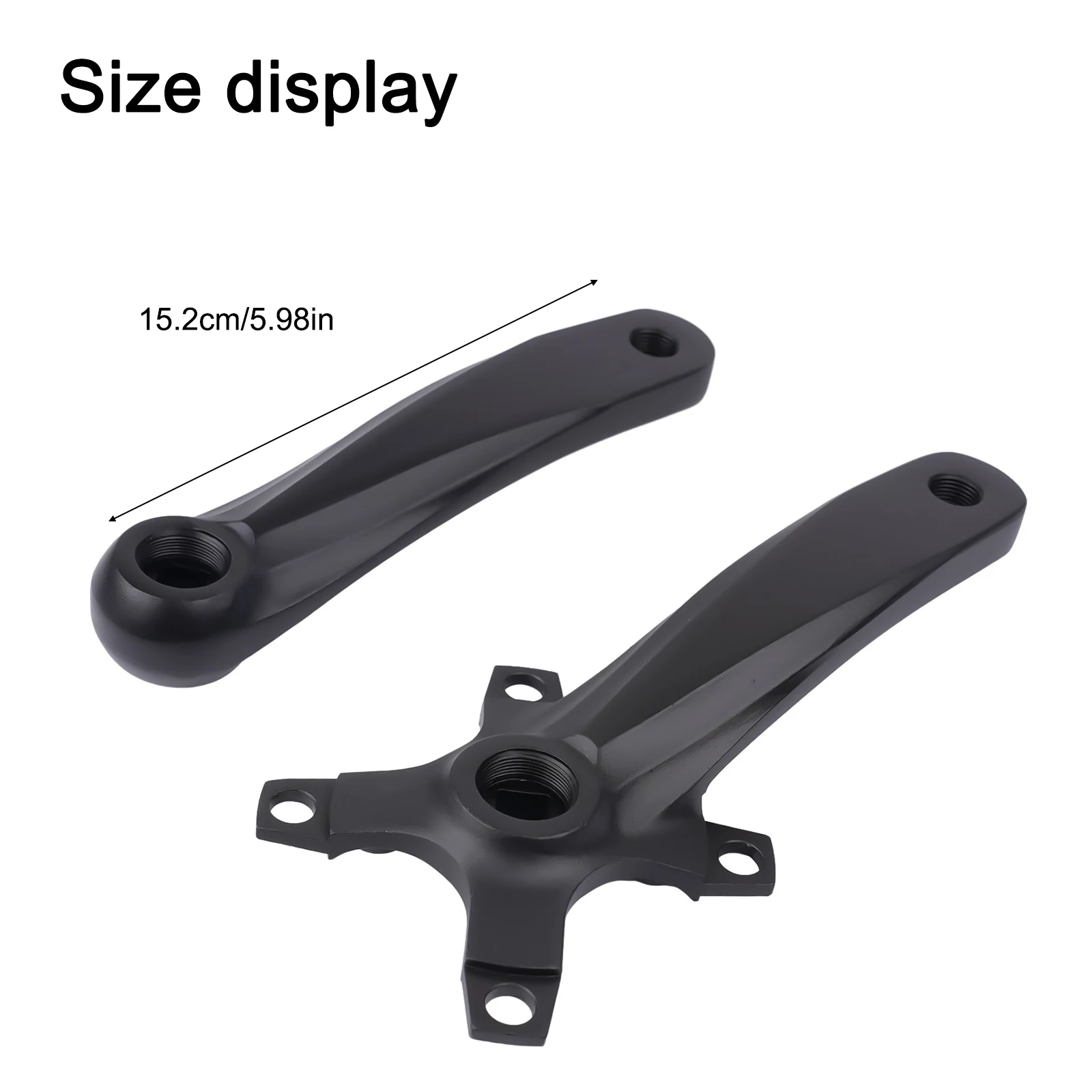 Lightweight Aluminum Alloy Bicycle Tooth Plate Crank Leg BCD104mm Length 152mm Enhance Your Cycling Experience