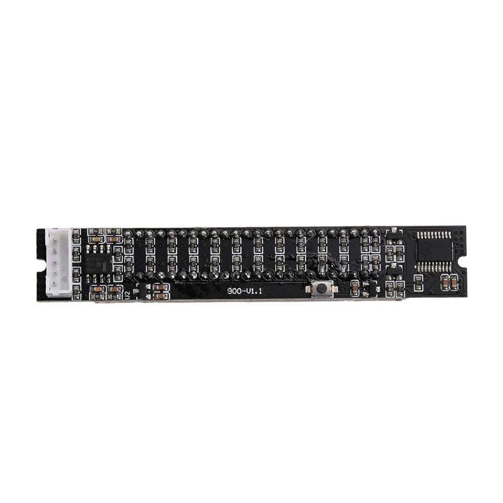 Mini Doppel Dual 12-bit LED Musik Ebene Anzeige Modul Einstellbar Licht Geschwindigkeit VU Meter Stereo Verstärker Bord mit AGC Modus – Detail 4