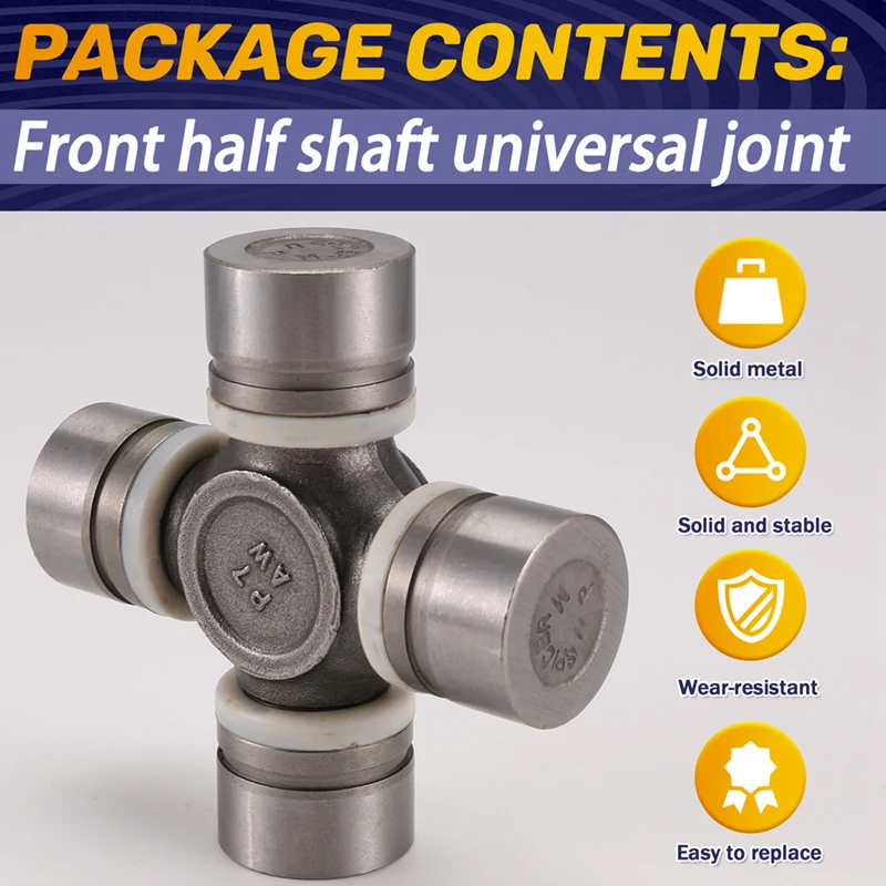 For JEEP Wrangler 2007-2017 Front Half Shaft Universal Joint, Universal Joint Kit 68145053AA, 68145053AF