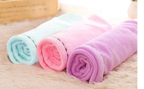 

3 Pack Microfiber Hair Towel Wrap Towel Twist Turban Super Absorbent Fast Dry Hair Caps Fasten Salon Dry Hair Hat with Buttons