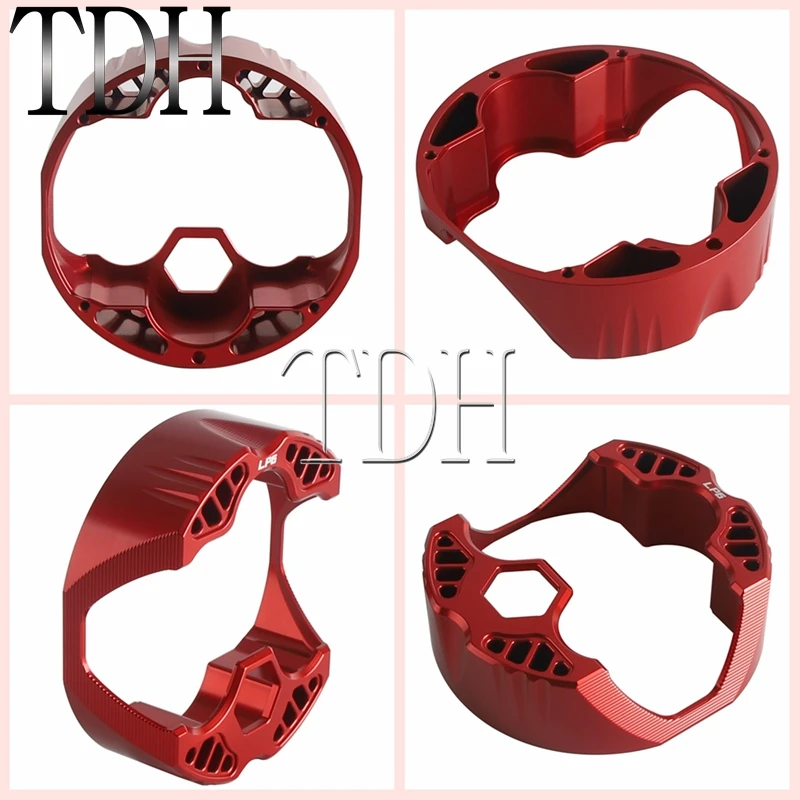 For Baja Designs LP6 LED Light Motorcycle Headlight Cover Housing Cover Headlamp Head Light Shell For Harley Touring Car Motor view 3