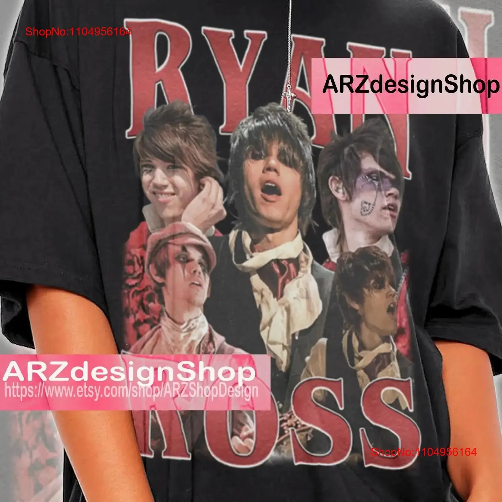 محدودة ريان روس تي شيرت فيلم الرعب خمر الشباب AWAR29 خمر غسلها أوم مصمم الملابس أعلى لارتداء اليومي