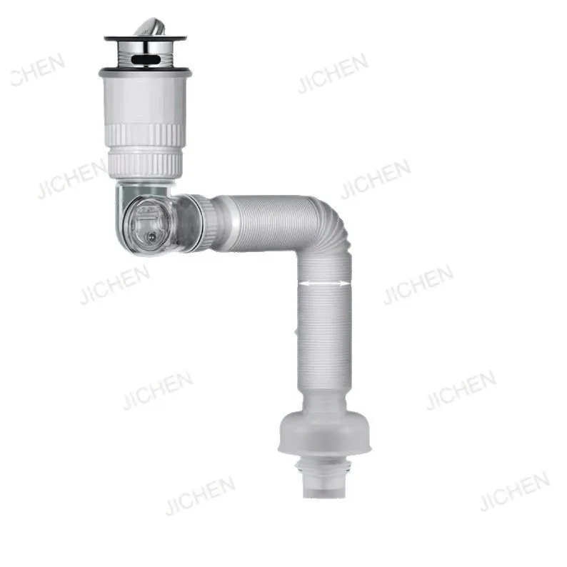 

Washbasin, washbasin, sewer pipe, anti-return odor pool table drain pipe, washbasin sewer accessories leak plug save space
