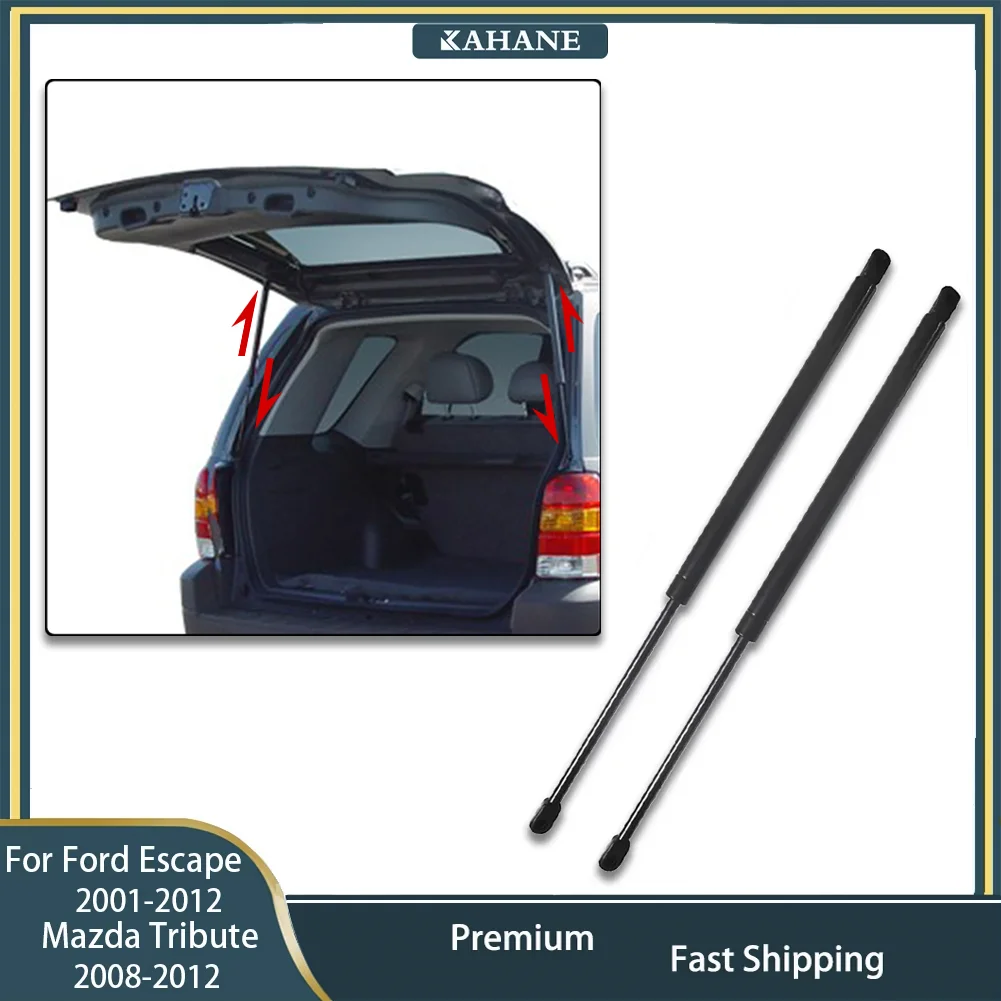 Para Ford Escape 2001-2012 Mazda Tribute 2008-2012 puntales de puerta trasera de coche puntales de varilla hidráulica soporte de resorte de Gas de maletero