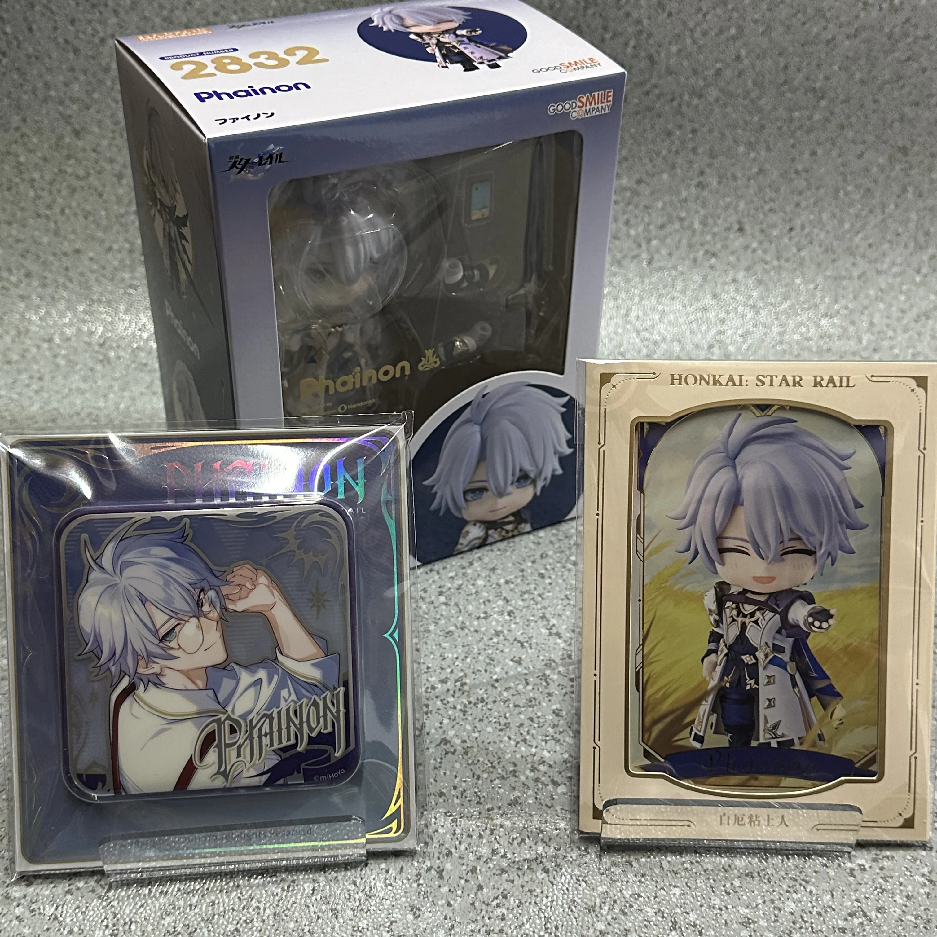 

Original GSC Nendoroid 2832 Phainon Honkai Star Rail Official Authentic Collectible Anime Figure Special Bonus Badge