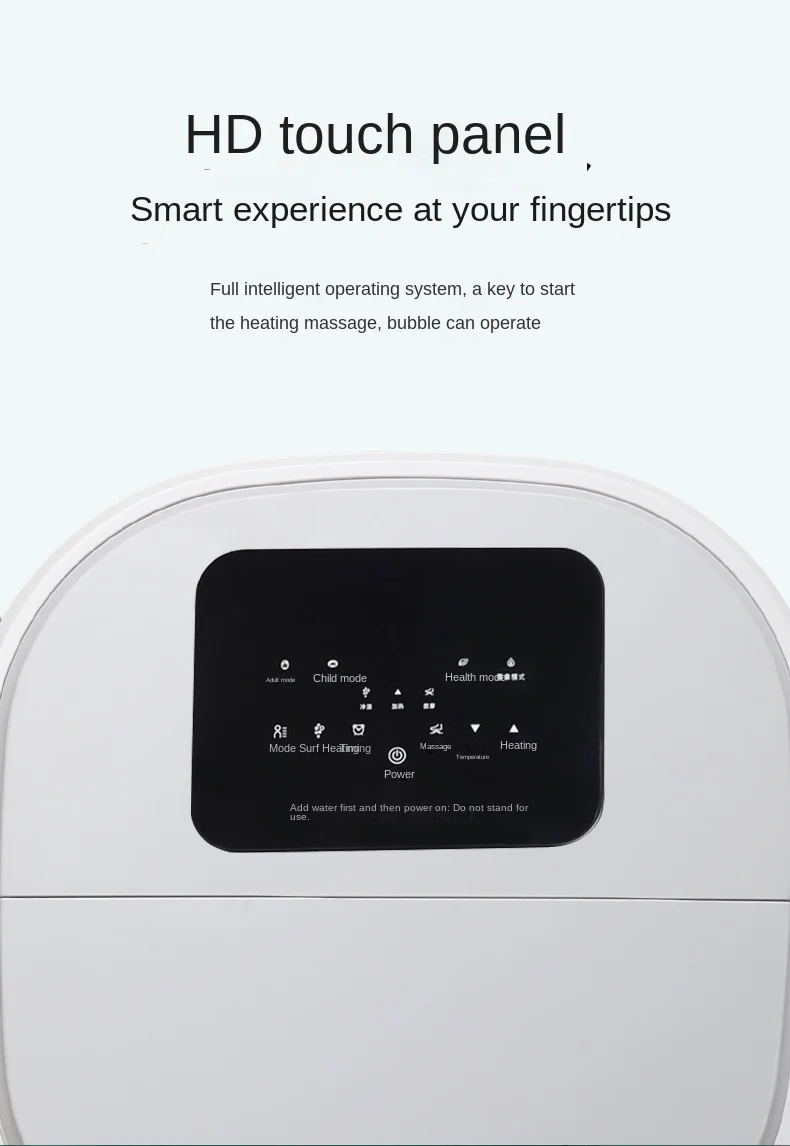 Portable Household Electric Automatic Intelligent Remote Control Foot Massager Bathtub With Heating Warming Foldable Foot Bucket