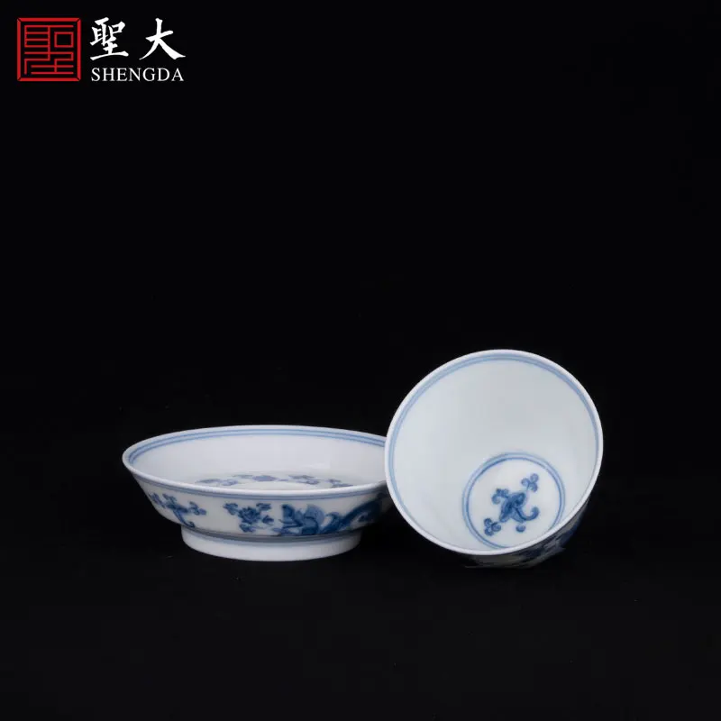 |masters cup hand-painted blue-and-white ceramics therefore dragon lamp cup jingdezhen all hand sample tea cup of tea