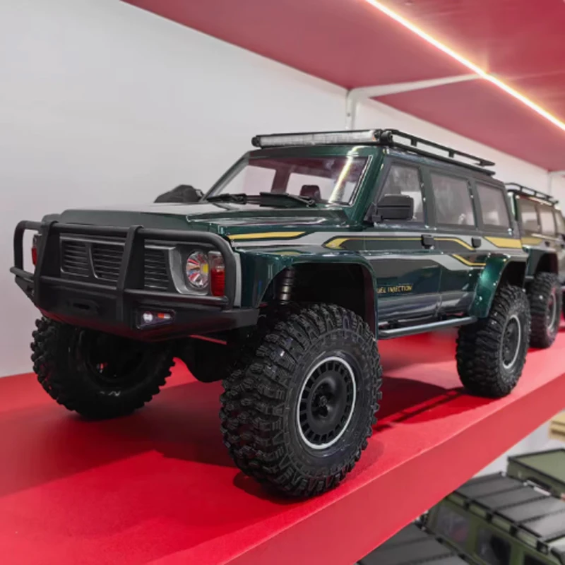 YK4107 Pro Borstelloze 1:10 Simulatie Patrouille RC Afstandsbediening Borstelloze 4WD Differentieelslot Klimmen Auto Terreinwagen