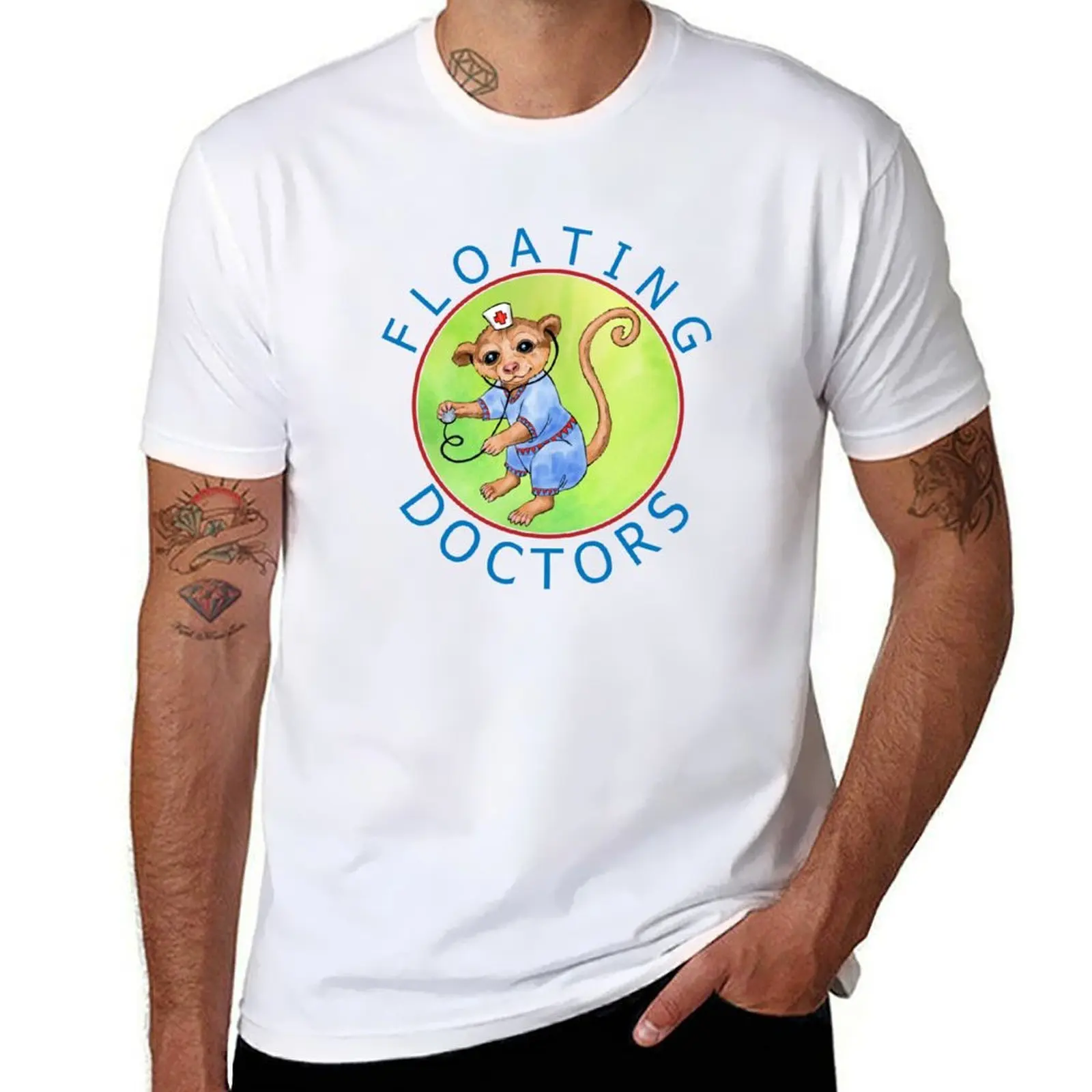 

for Collection for g shirts shirts t t Kinkajou Dr man Floating printed Circle T-Shirt Doctors man Red men