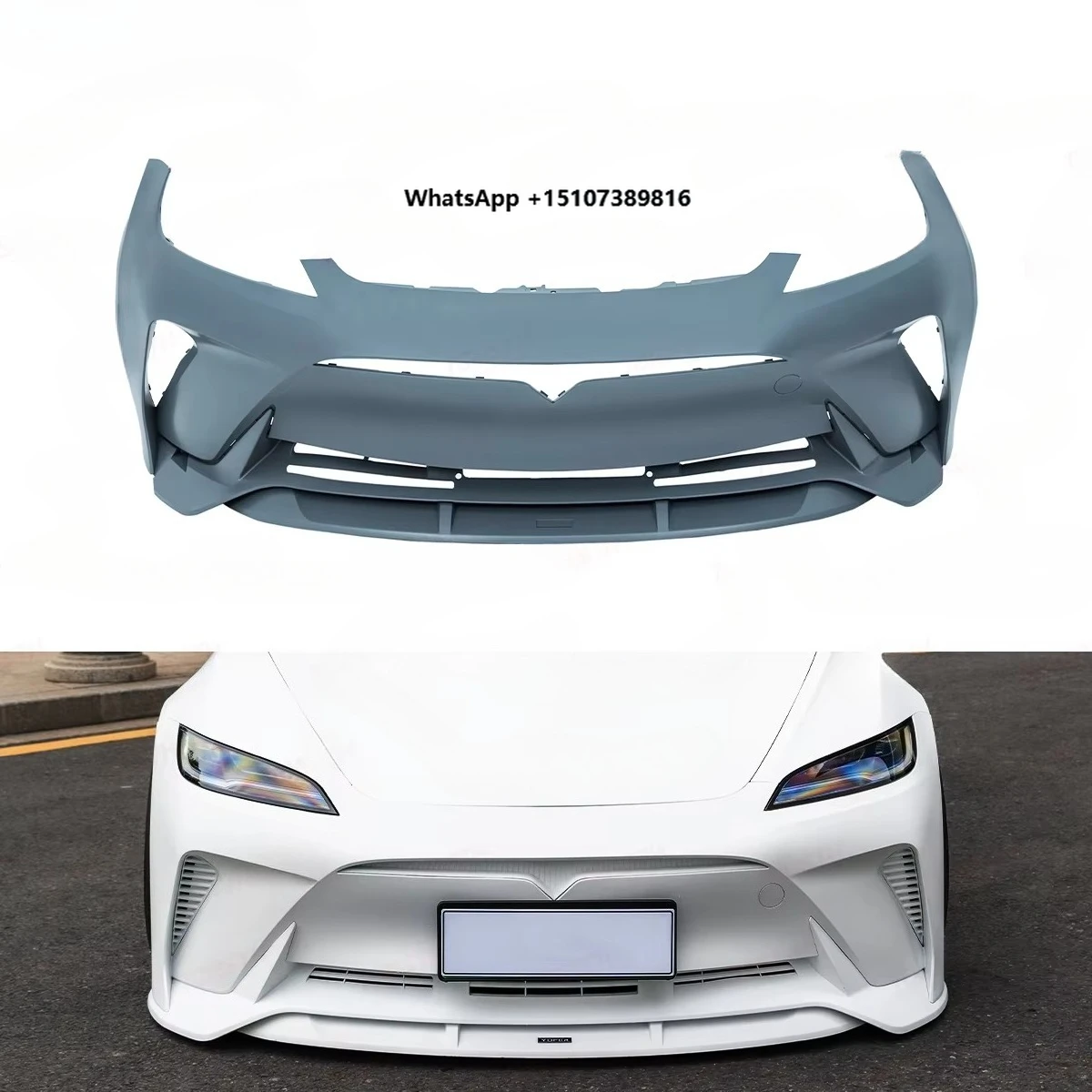 

Highland High Quality ABS Front Bumper for Model 3 2024+ Enhanced Durability and Protection for Your Car